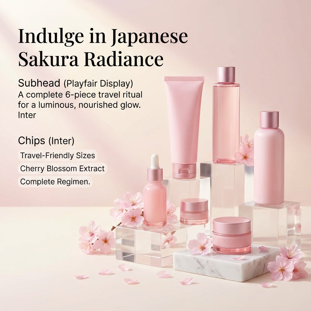 Japan Sakura Skincare Gift Set